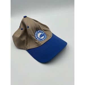 Cobra Clean Boats Clean Waters Snapback Hat Khaki Blue Baseball Cap